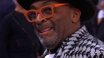 Van dos días de NBA y ya estamos así: vean la cara de Spike Lee con esta enorme locura