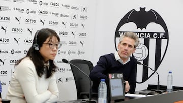 01/02/23
VALENCIA CF
RUEDA DE PRENSA DE JAVIER SOLIS  LAY HOON  JAVIER CORONA 