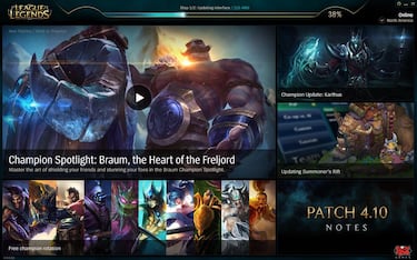 Nuevo cliente en League of Legends