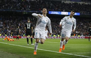 2-1. Cristiano Ronaldo celebró el segundo gol.
