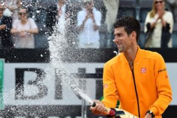 La final de Roma se la ganó al suizo Federer.