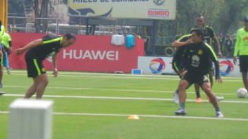 Cuauhtémoc Blanco volvió a entrenar con el América