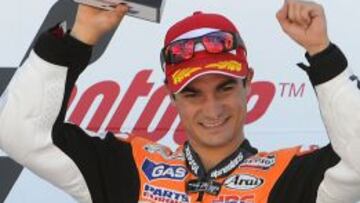 Pedrosa siempre ha hecho podio en Alcañiz.