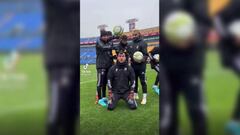 Nahuel Guzmán da una probadita de sus grandes reflejos