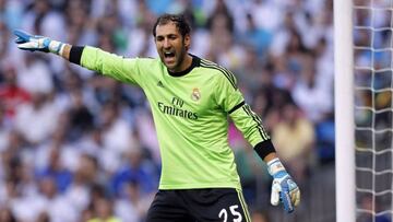 Diego López se reencuentra con su pasado en el Bernabéu