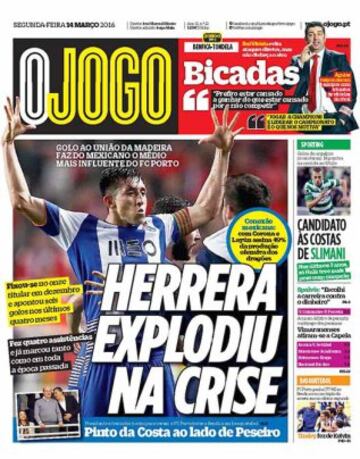 Portadas de la prensa mundial