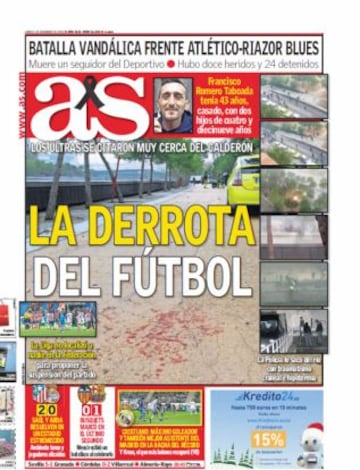 Las portadas de AS de diciembre