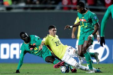 La Selección Colombia empató 1-1 frente a Senegal por la tercera fecha del Grupo C en el Mundial Sub 20. Este resultado le permite clasificar en la primera posición y espera rival en los octavos de final.
