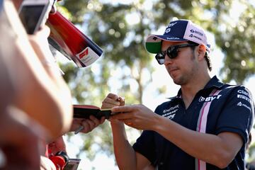 Las imágenes de 'Checo' Pérez en su debut en la Formula 1 2018