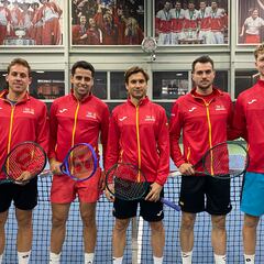 Una España sin Alcaraz ya prepara la Davis en Suiza