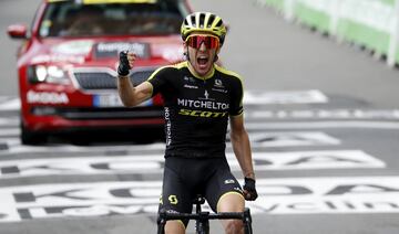 Simon Yates fue el vencedor de la etapa.