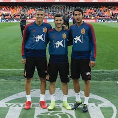 Los internacionales del Valencia vuelven 'descansados'