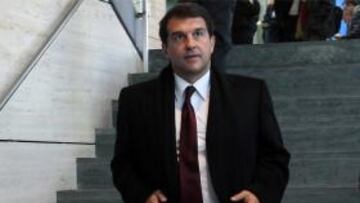 <b>BARCELONA </b>Joan Laporta.