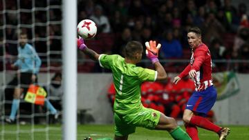 Fernando Torres, durante un partido de la Copa del Rey.