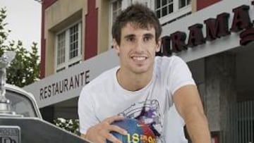 <b>LUJO PARA LA MEDULAR. </b>Javi Martínez, uno de los dos campeones del mundo que tiene el Athletic, será titular hoy en el Camp Nou.