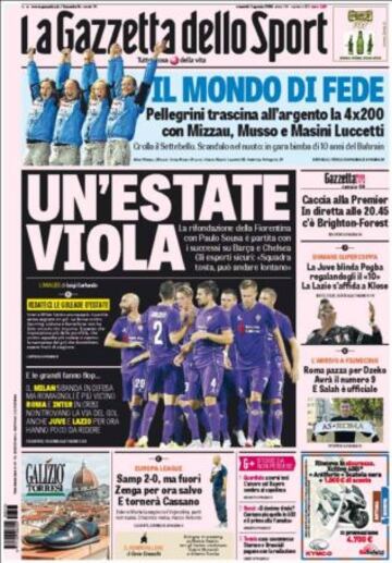 Portadas de la prensa deportiva