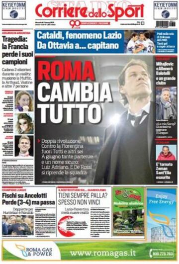 Portadas de la prensa deportiva