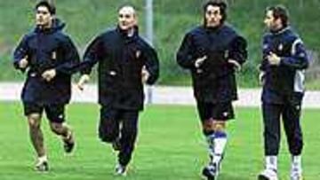 <B>EN FORMA</B>. Paulo Sousa no se perdió el entrenamiento voluntario de ayer.