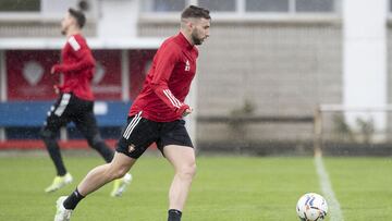 Entrenamiento de Osasuna en Tajonar