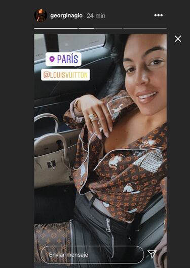 Georgina Rodríguez presume de escapada a París con un look de más de 6.000 euros