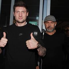 Seleznyov, el delantero deseado por Muñiz, aterrizó en Málaga