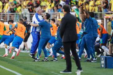 La Selección Colombia y la Selección de Brasil igualaron 1-1 en el cierre del Grupo D de la Copa América, gracias a las anotaciones de Rapinha y Daniel Muñoz.