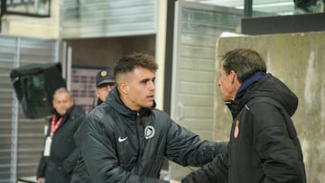 El túnel de vestuarios del Andorra es un polvorín