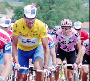 Indurain y Zule en el Tour de 1995