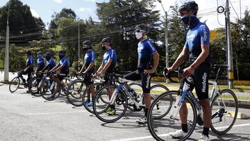 El equipo inició sus entrenamientos por las carreteras de Antioquia