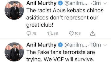Anil Murthy denuncia que le han hackeado su Twitter