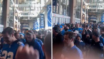 Detroit Lions fans take over Indianapolis Colts stadium like it’s their own