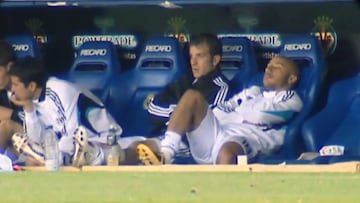 Ex 'galáctico' recordó cuando se quedó dormido en la banca en pleno partido del Madrid