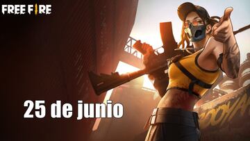 Códigos Free Fire de hoy 25 de junio de 2021; todas las recompensas gratis