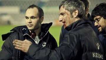 El futbolista hizo un breve cameo en la pel¨ªcula protagonizada por de Ernesto Alteiro '?Qui¨¦n mat¨® a Bambi?'. La escena fue rodada en La Nova Creu Alta de Sabadell.