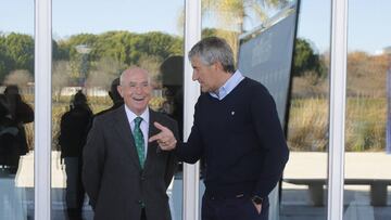 Serra y Quique Setién.