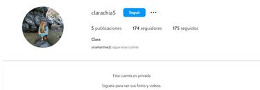 Clara Cha vuelve a Instagram