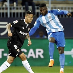 Málaga 0 - Sevilla 1: Resumen, resultado y goles del partido