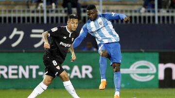 Málaga 0 - Sevilla 1: Resumen, resultado y goles del partido