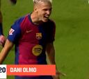 ¡Bendita inscripción! Disfruten de la obra de arte de Dani Olmo para dar la victoria al Barça
