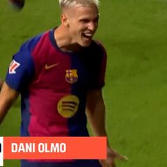 ¡Bendita inscripción! Disfruten de la obra de arte de Dani Olmo para dar la victoria al Barça