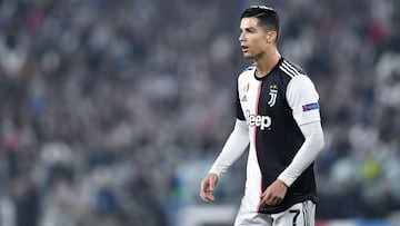 Cristiano Ronaldo durante el partido de Champions League entre la Juventus contra el Lokomotiv de Moscú.