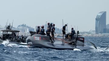 El BoatOne de Alinghi Red Bull Racing se vuelve a romper