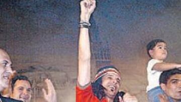 <b>CASI UN HÉROE. </b>El Arrebato es el autor del himno del Centenario del Sevilla.