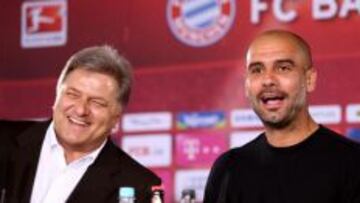 Guardiola, en sala de prensa.