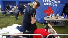 Desmayos y llantos: la escena que dejó el final del Maratón