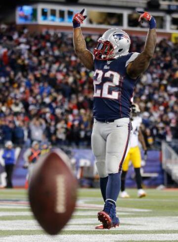 Pittsburgh Steelers-New England Patriots. Stevan Ridley.