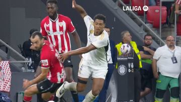 Jugada de Jude Bellingham en el Athletic vs Real Madrid