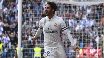 Isco celebra el 2-0 ante el Alav&eacute;s.