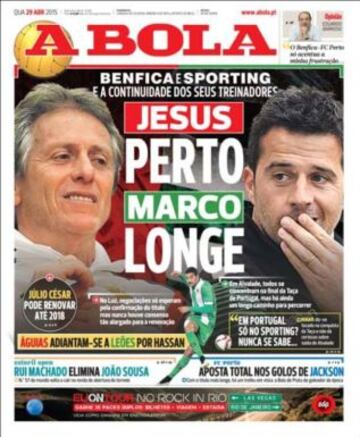 Portadas de la prensa deportiva