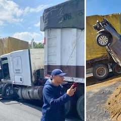 VIDEO | Tráiler se queda sin frenos en autopista México-Puebla, embiste a varios autos y deja múltiples heridos